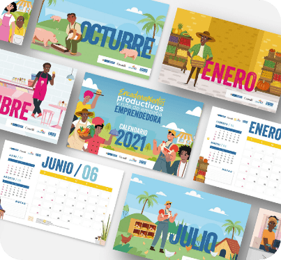 Inicio 13 Grid Business Cards Mockup